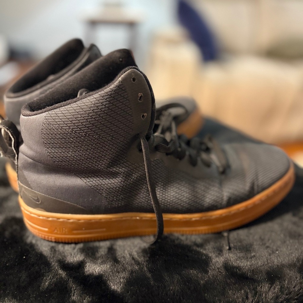 Nike Air Force 1 High 07 LV8 VT Independence Day Black Gum 776086-003 Mens 10 - Picture 2 of 7